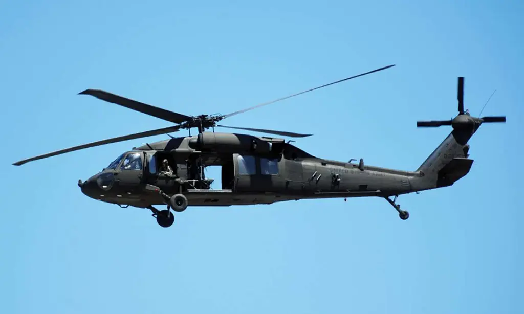 Apache Helicopter Filying